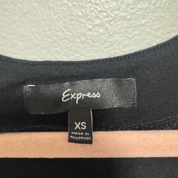 Express Y2K Black Sequin Club Party Dress - Picture 7 of 8